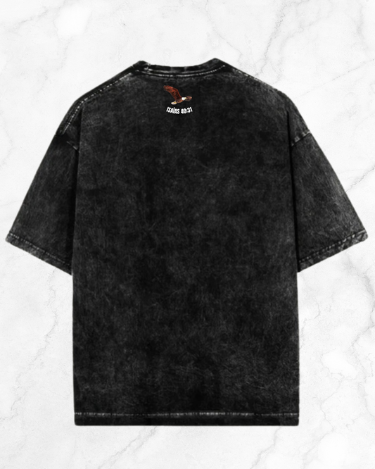 ISAÍAS 40:31 ACID WASH NEGRO