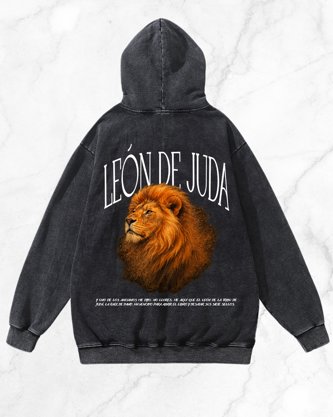 LEÓN DE JUDA ACID WASH NEGRO