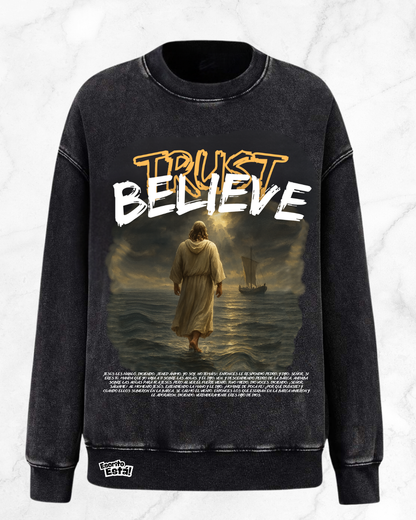 BELIEVE ACID WASH NEGRO