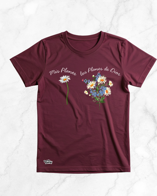 POLERA MIS PLANES Y LOS PLANES DE DIOS 🌼